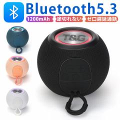 TG-337 スピーカー Bluetooth 5.3 布デザイン 低音強化 携帯用 ミニスピーカー FMラジオ 内蔵マイク 通話機能 TWS接続 充電式 ブルートゥ