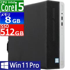 ���Ãp�\�R�� | HP | ProDesk 400 G6 SFF | Windows11 | �f�X�N�g�b�v | ��N�ۏ� | ��9���� | Core i5 9500 3.0(�`�ő�4.4)GHz | MEM:8G