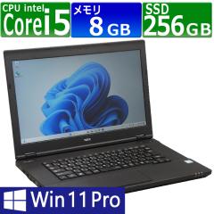 ���Ãp�\�R�� NEC VersaPro VKM17X-4 Windows11 �m�[�gPC ��N�ۏ� ��8���� Core i5 8350U 1.7(�`�ő�3.6)GHz MEM:8GB SSD:256GB(�V�i) D