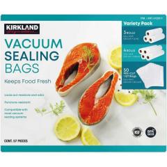 ���������IKIRKLAND �^��p�b�N�o�b�O�Z�b�g VACUUM SEALING BAGS