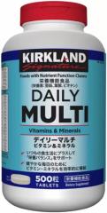 IKIRKLAND SignatureiJ[NhjfC[ }`r^~  ~l 500  Daily Multi Vitamin & Mineral 500 Count