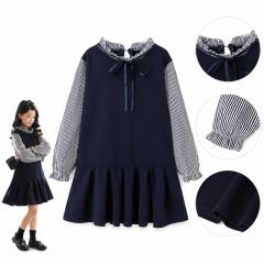 �q���� ���̎q ���������s�[�X �h�b�L���O 110-160cm �l�C�r�[ �X�g���C�v�� �t������ ���{�� �v���[�c�� ��95% �t�H �L�b�Y �W���j�A ��