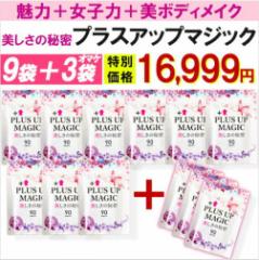 プラスアップマジック【最安!9袋+3袋オマケ】バスト 女子力 魅力 アップ サプリメント サイズアップ エラスチン ボリューム アップ 27