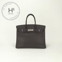 �G�����X HERMES �o�[�L��35 �o�[�L�� 35 �o�b�O �g�[�g�o�b�O ���@�b�V�����G�W�F �_�[�N�u���E�� Dark Brown�u���E�� Brown ��