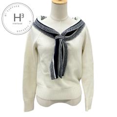 �N���X�`�����f�B�I�[�� CHRISTIAN DIOR �g�b�v�X �j�b�g �Z�[���[ ���S �E�[�� �A�C�{���[