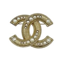 �V���l�� CHANEL �u���[�` �R�T�[�W�� �S�[���h �R�R�}�[�N �p�[��