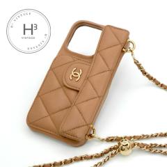 �V���l�� CHANEL �g�сE�X�}�z�A�N�Z�T���[ �x�[�W�� �S�[���h �R�R�}�[�N �}�g���b�Z �L���r�A�X�L�� iPhone14pro iPhone�P�[�X