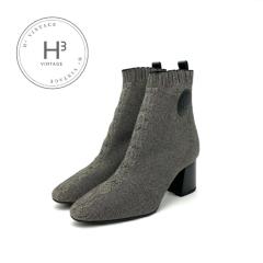 �G�����X HERMES ���H�����F�[�� �u�[�c �V���[�g�u�[�c �C �V���[�Y �t�@�u���b�N �O���[ �u���b�N �\�b�N�X�u�[�c �G�N�X���u���X