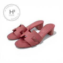 �G�����X HERMES �I�A�W�X �T���_�� �C �V���[�Y ���U�[ �s���N �~���[��