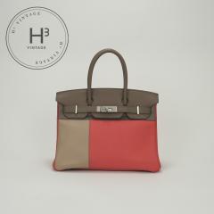 �G�����X HERMES �o�[�L��30 �J�U�b�N �o�[�L�� 30 �o�b�O �g�[�g�o�b�O �X�C�t�g ���[�Y�W���C�v�[�� Rosejaipur �G�g�D�[�v Etoupe