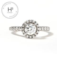 �J���e�B�G Cartier �J���e�B�G �f�X�e�B�l �\���e�[�� Destin?e �w�C���[ ��芪�� �f�X�e�B�l �����O �w�� Pt950 �V���o�[ ��
