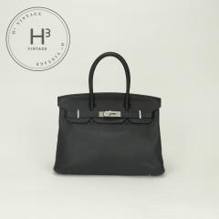 �G�����X HERMES �o�[�L��30 �o�[�L�� 30 �o�b�O �g�[�g�o�b�O �g�S �m���[�� Noir �u���b�N Black �� �V���o�[���� �n���h�o�b�O