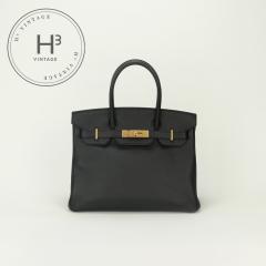 �G�����X HERMES �o�[�L��30 �o�[�L�� 30 �o�b�O �g�[�g�o�b�O �G�v�\�� �m���[�� Noir �u���b�N Black �� �S�[���h���� �n���h�o�b�O