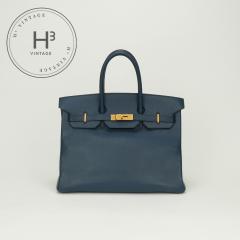 �G�����X HERMES �o�[�L��35 �o�[�L�� 35 �o�b�O �g�[�g�o�b�O �A���f���k �u���[���C Bleu Roi �u���[ Blue�l�C�r�[ Navy �� �� �S�[��