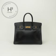 �G�����X HERMES �o�[�L��35 �o�[�L�� 35 �o�b�O �g�[�g�o�b�O �{�b�N�X�J�[�t �m���[�� Noir �u���b�N Black �� �S�[���h����