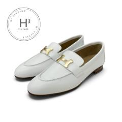 �G�����X HERMES �p�� ���[�t�@�[ �v�C �C �V���[�Y ���U�[ �z���C�g �S�[���h ���g�p ���J�V�� �t���b�g�V���[�Y H����