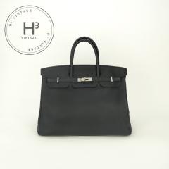 �G�����X HERMES �o�[�L��40 �o�[�L�� 40 �o�b�O �g�[�g�o�b�O �g�S �m���[�� Noir �u���b�N Black �� �V���o�[���� �n���h�o�b�O