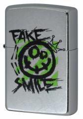 Zippo Wb|C^[ 207 Emboss printing FAKE SMILE ΂ EP-KG [։