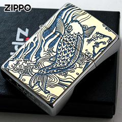 Zippo �W�b�|���C�^�[ �� �J�[�v �u���[ ��200 �S�[���h�v���[�g ���ʉ��H �j�b�P�����b�L 2MPP-Carp BL GP ���[���֐�p���i
