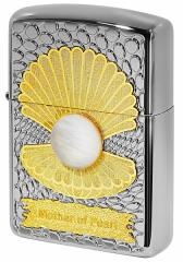Zippo Wb|C^[ ARMOR A[}[ Mother of Pearl L WH