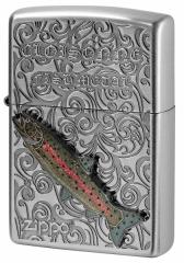 Zippo Wb|C^[ Vintage Cloisonne fish metal Fresh Water Fish Be[W 󃁃^ AN-CgE [։