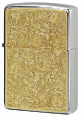 Zippo Wb|C^[ 200 Metal Gold Plate ^J^ S[hv[g 2MP-AxXNC GP [։