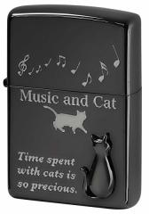 Zippo Wb|C^[ CAT Series LbgV[Y Music and Cats yƔL 2BKSM-MUSICCAT [։