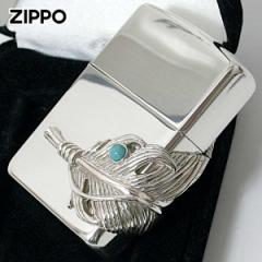 Zippo Wb|C^[  X^[OVo[ rbNtFU[^ Big Feather Metal Sterling Silver 925 [֐pi