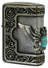 Zippo Wb|C^[ STONE WING METASL Turquoise 200FB Ôo