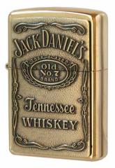 Zippo Wb|C^[ Jack Daniels Label Brass 254BJD.428