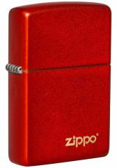 Zippo Wb|C^[ Metallic Red Matte w Zippo 49475ZL [։