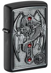 Zippo Wb|C^[ A Xg[NX RE  Anne Stokes Winged Dragon Cross Emblem Gu\ ubN}bg 49755 v