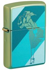 Zippo Wb|C^[ Teal Windy Design 48457 [։