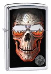 Zippo Wb|C^[ A Xg[NX XJ hN [ Anne Stokes Skull with Sunglasses  |bV N[ 29108 v[