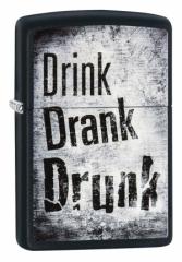 Zippo Wb|C^[ Drink, Drank, Drunk 29618 [։