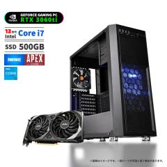 �Q�[�~���OPC �f�X�N�g�b�v�p�\�R�� RTX3060ti i7 12700F������16GB SSD500GB Intel CPU���� Windows11 Windows10 BTO