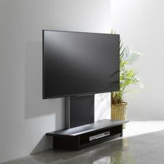 壁よせ テレビ台 幅120cm グレー テレビボード AVボード テレビラック
