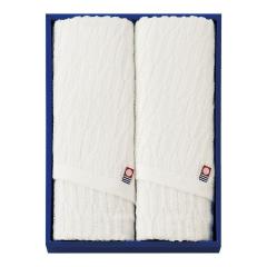 今治 ジャガードフェイスタオル2P IMS5212(代引不可)【送料無料】