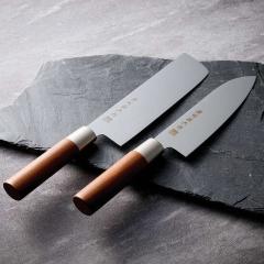 和包丁 和包丁2点セット(クロム口輪) 濃州孫六作 包丁 80N(代引不可)【送料