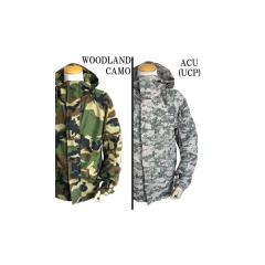 アメリカ軍ECWCS-1ソフトシェルライトウェイトパーカー JP059YN ACUカモ S 【レプリカ】（代引不可） アメリカ軍ECWCS-1ソフトシェルライトウェイトパーカー JP059YN ACU