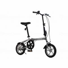 1台 GRAPHIS ノーパンクタイヤ折り畳み災害対策 自転車/シルバー/- シルバー GR121 572601_830_-(代引不可)【送料無料】