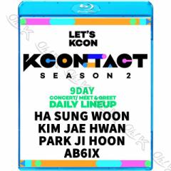 Blu-ray KCONTACT SEASON2 9DAY CONCERT MEET&GREET -2020.10.24-{ꎚ AB6IX/ HA SUNG WOON/ KIM JAE HWAN K-POP u[C