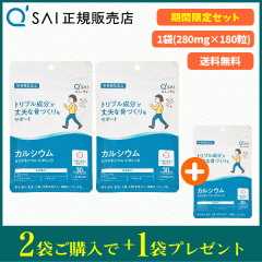 �L���[�T�C �J���V�E�����}�O�l�V�E���E�r�^�~��D 280mg�~180�� 2�� �{����1�܃v���[���g �T�v�� ��v�ȍ��Â�����T�|�[�g