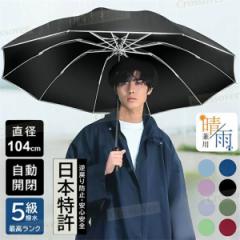 折りたたみ傘 逆さ傘 自動開閉 晴雨兼用 逆戻り防止 車用 UVカット 完全遮光 UPF50+ 紫外線遮断 日傘 レディース メ