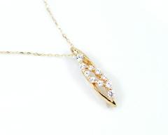 �y���_���g�@�l�b�N���X�@�_�C�������h�@0.03ct�@10���@�z���C�g�S�[���h�@�s���N�S�[���h�@K10�@WG�@PG�@�e���X�g�[���@10�X�g�[���@10