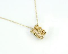 �y���_���g�@�l�b�N���X�@�_�C�������h�@0.09ct�@10���@�z���C�g�S�[���h�@�s���N�S�[���h�@K10�@WG�@PG�@�����O�@���f�B�[�X�@�A�N�Z�T