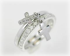 �����O�@�_�C�������h�@0.34ct�@18���@�z���C�g�S�[���h�@K18�@WG�@�N���X�@�\���ˁ@���f�B�[�X�@�A�N�Z�T���[�@�W���G���[�@�M�t�g�@�_