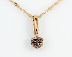 �y���_���g�@�l�b�N���X�@�u���E���@�_�C�������h�@0.1ct�@18���@�z���C�g�S�[���h�@K18�@WG�@�ꗱ�@1���@�\���e�B�A�@6�{�܁@6�܁@���f