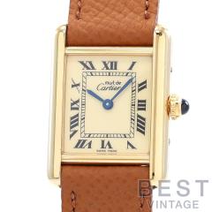 �y���ÁzCARTIER MUST TANK SMALL MODEL VERMEIL �J���e�B�G �}�X�g �^���N SM ���F�����C�� W1003153