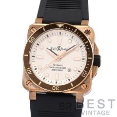 �y���ÁzBELL & ROSS BR 03-92 DIVER WHITE BRONZE �x��&���X BR 03-92 �_�C�o�[�z���C�g �u�����Y BR0392-D-WH-BR/SCA